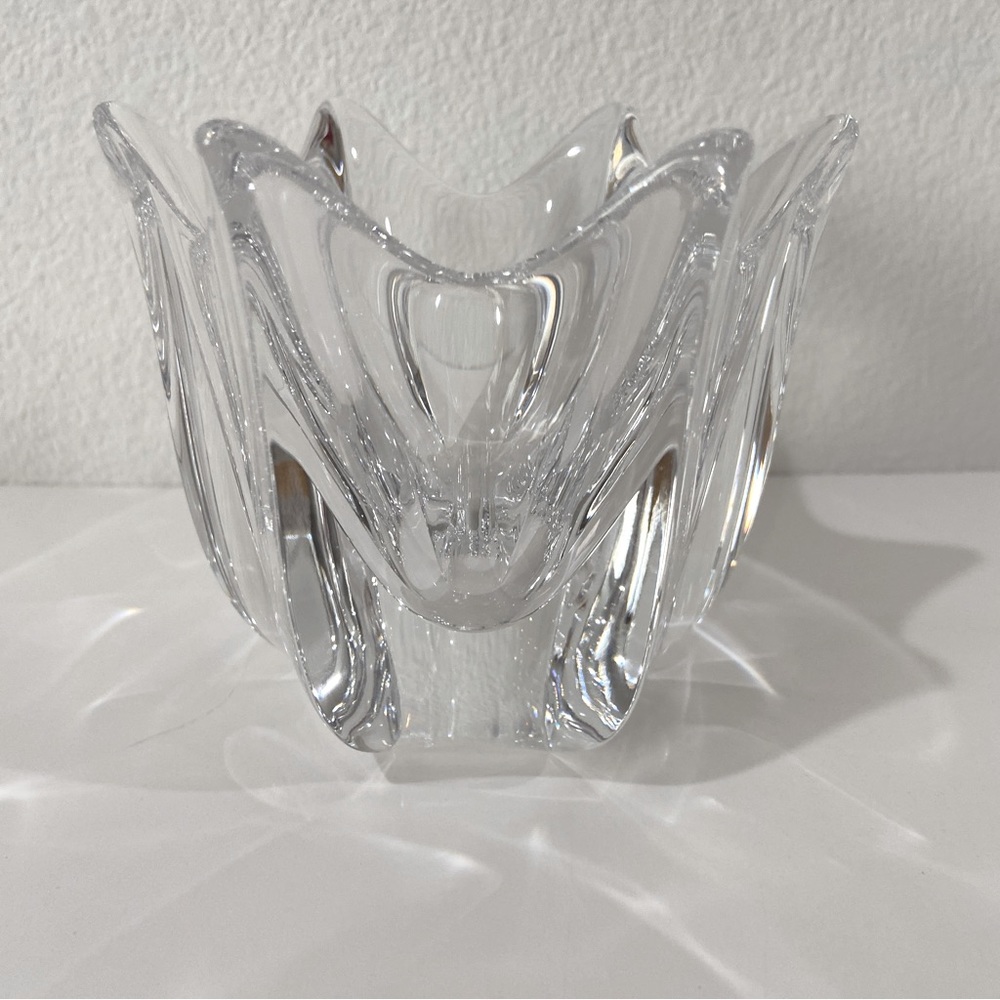 Beautiful clear Chrystal small multi use vase